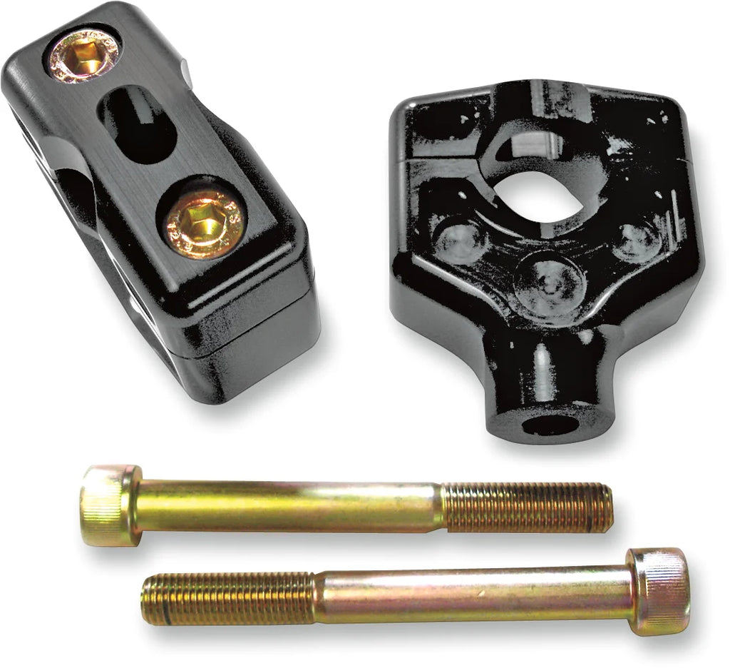 Joker Machine Risers - Dual - 2" - Harley Davidson - Black 03-862B - Main Product View