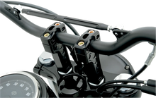 Load image into Gallery viewer, Joker Machine Risers - Dual - 4&quot; - Harley Davidson - Black 03-864B - Side View