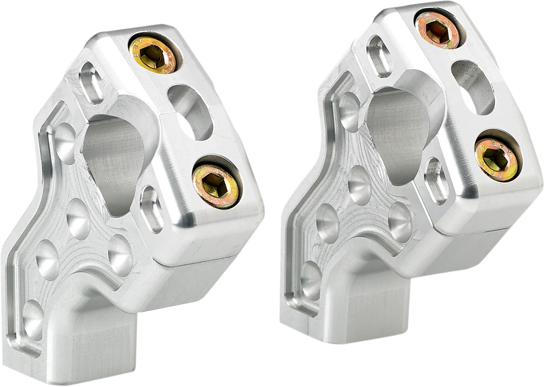 Joker Machine Risers - Pullback - Chrome 03-866C - Side View