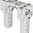 Load image into Gallery viewer, Joker Machine Risers - Straight - Bridge - Chrome 03-864-1C - Main Product View