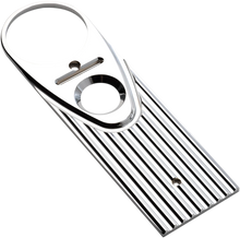 Load image into Gallery viewer, Joker Machine Road King Dash Panel - Finned - Black Anodized/Silver 04-20-2 - Side View