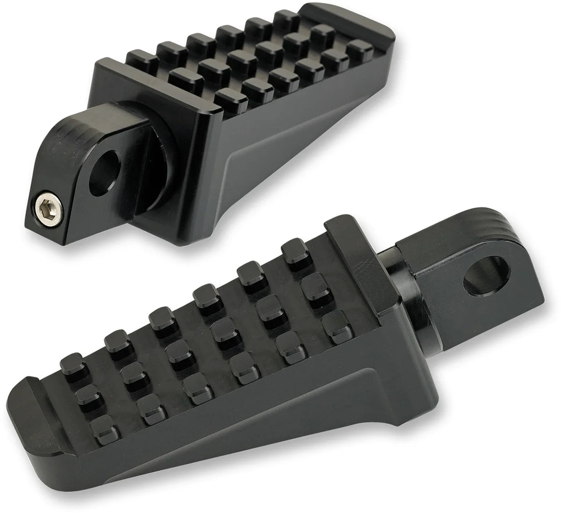 Joker Machine Road Racing Footpegs - Black - Indian 09-860-8B - Side View