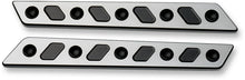 Load image into Gallery viewer, Joker Machine Saddlebag Latch Inserts - Black/Silver 04-501-2 - Side View