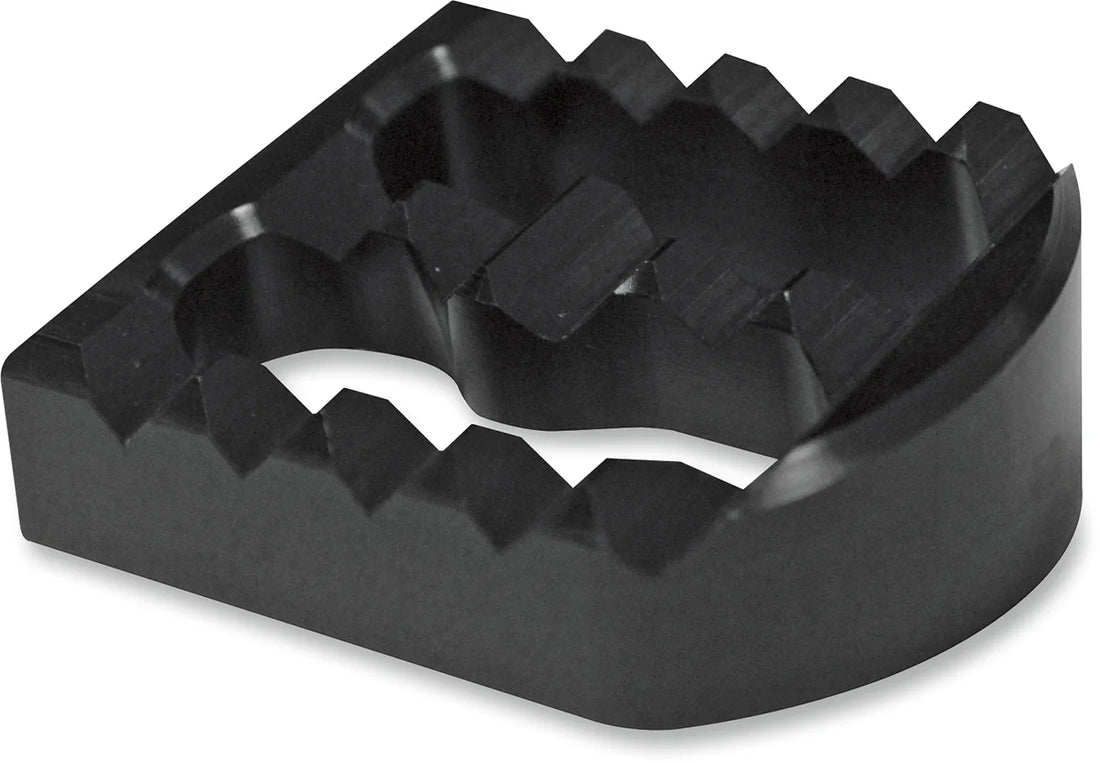 Joker Machine Serrated Brake Cover - Chrome 08-58-2 - Side View