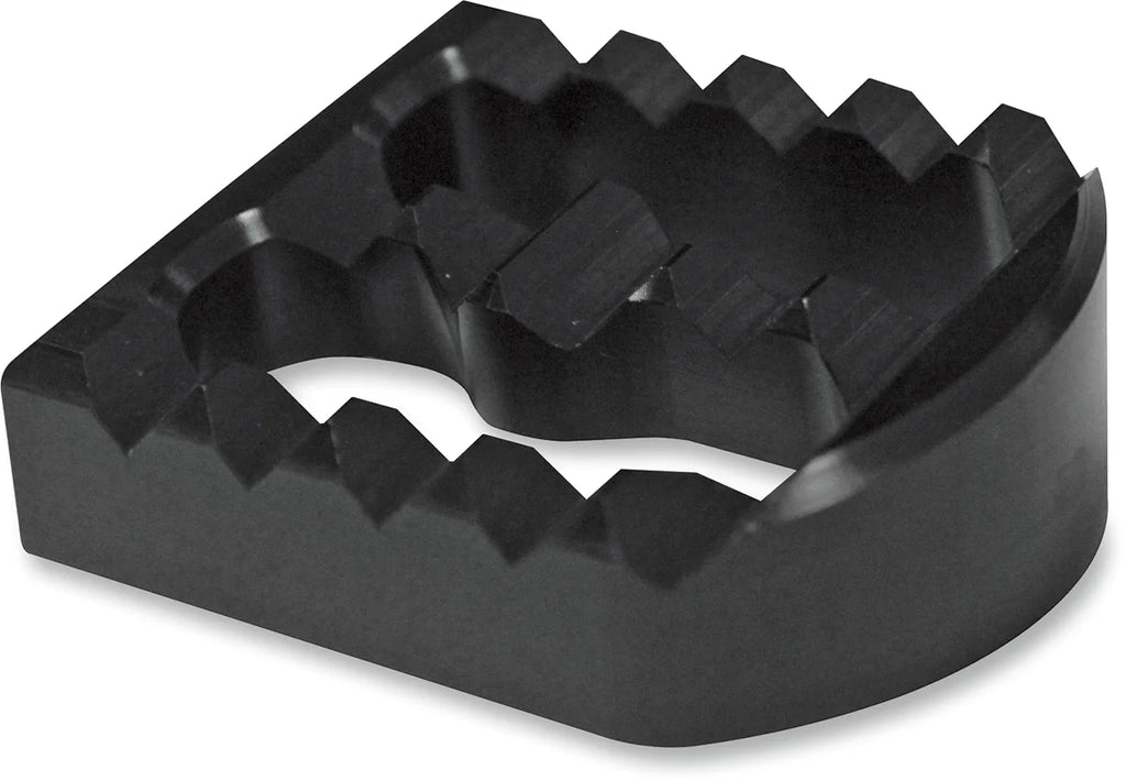Joker Machine Serrated Brake Cover - Chrome 08-58-2 - Side View