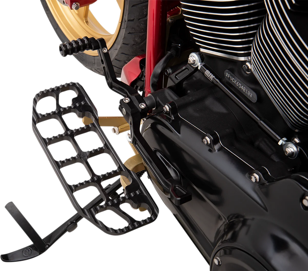 Joker Machine Serrated Floorboards - Black 08-640-1B - Side View