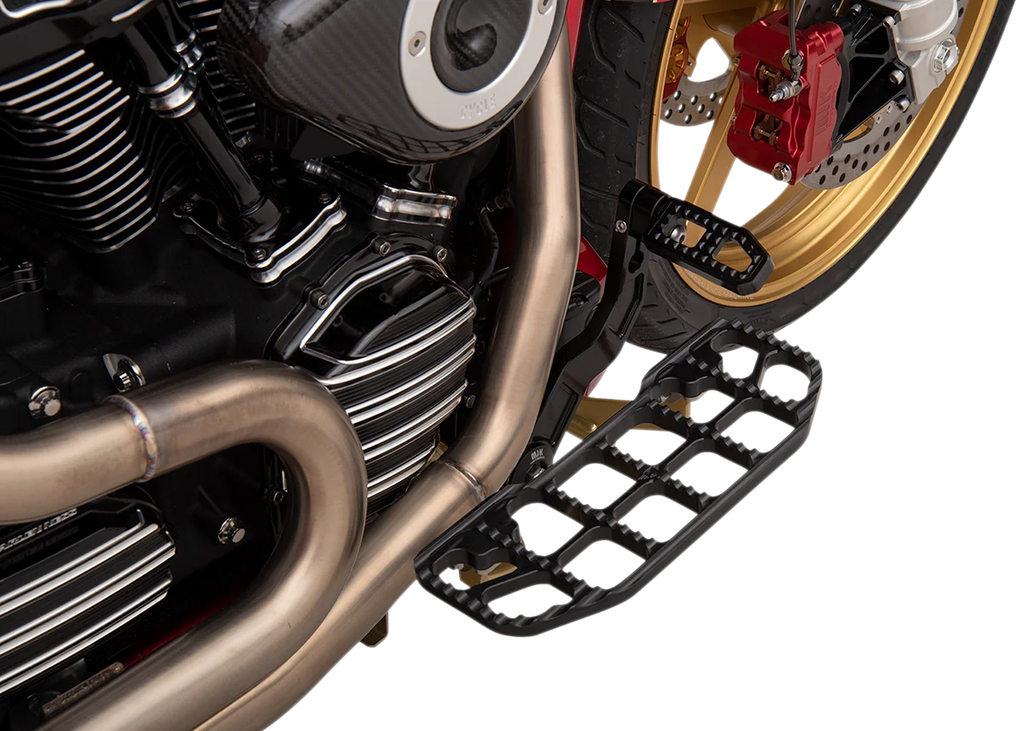 Joker Machine Serrated Floorboards - Black 08-640-1B - Back View