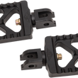 Load image into Gallery viewer, Joker Machine Serrated Footpegs - Black - Short 08-57-6B - Main Product View