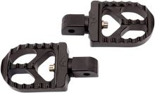 Load image into Gallery viewer, Joker Machine Serrated Footpegs - Black - Short 08-57-7B - Main Product View