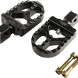 Load image into Gallery viewer, Joker Machine Serrated Footpegs - Black - Short 08-57-8B - Main Product View