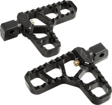 Load image into Gallery viewer, Joker Machine Serrated Heel Pegs - Black - Indian 08-62-8B - Main Product View