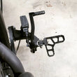 Load image into Gallery viewer, Joker Machine Serrated Heel Pegs - Black - Indian 08-62-8B - Side View