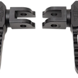 Load image into Gallery viewer, Joker Machine Serrated Heel Pegs - Black - Indian 08-62-8B - Installation View