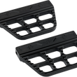 Load image into Gallery viewer, Joker Machine Serrated Passenger Floorboard - Black 08-645-1B - Main Product View