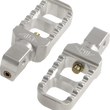 Load image into Gallery viewer, Joker Machine Serrated Stubby Footpegs - Silver - Indian 08-642-8 - Main Product View