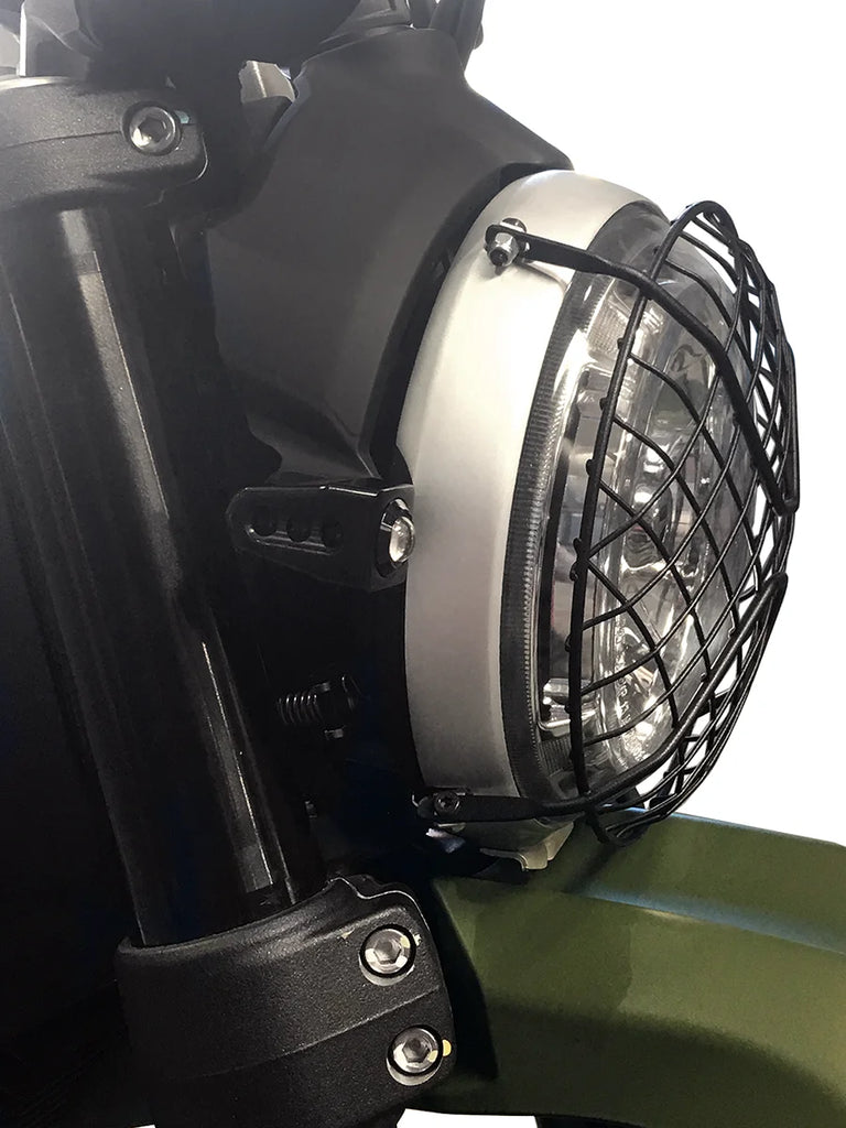 Joker Machine Side-mount LED Turn Signals - Black/Red 05-206-RB - Installation View