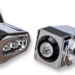 Load image into Gallery viewer, Joker Machine Side-mount LED Turn Signals - Chrome/Red 05-206-RC - Main Product View