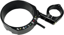 Load image into Gallery viewer, Joker Machine Speedometer Relocation Bracket with Easy Mount Clamp - Black Anodized