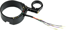 Load image into Gallery viewer, Joker Machine Speedometer Relocation Bracket with Easy Mount Clamp - Black Anodized