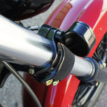 Load image into Gallery viewer, Joker Machine Speedometer Ring with Swivel Clamp - Black Anodized - For 39 mm Fork Tube 10-315B - Side View