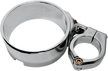 Load image into Gallery viewer, Joker Machine Speedometer Ring with Swivel Clamp - Chrome - For 39 mm Fork Tube 10-315C - Main Product View