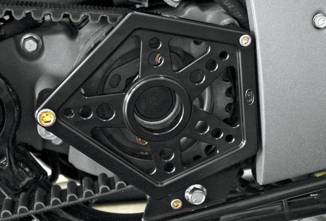 Joker Machine Sprocket Cover - XL - Black 10-810B - Side View