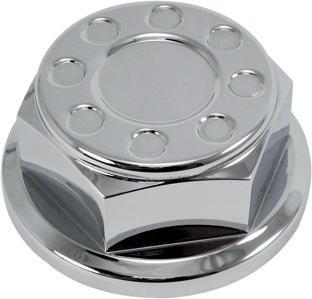 Joker Machine Steering Stem Nut - Chrome-Plated 10-015C - Main Product View