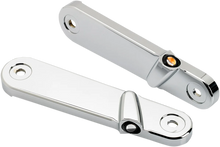 Load image into Gallery viewer, Joker Machine Streamliner Turn Signals - Finned - Chrome 05-210-3 - Side View