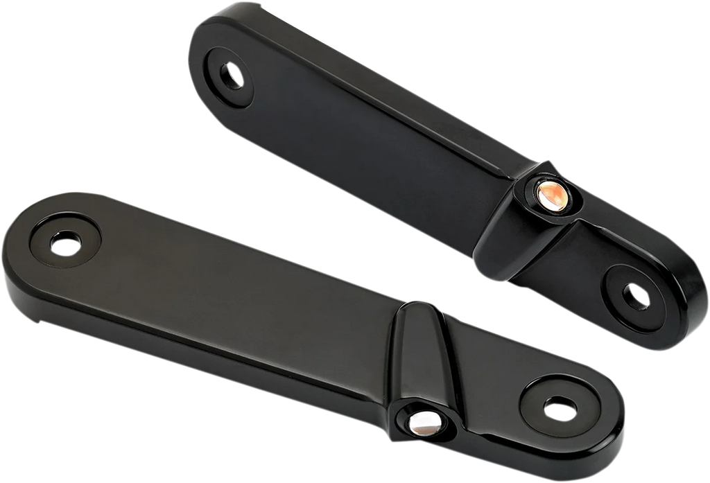 Joker Machine Streamliner Turn Signals - Smooth - Black 05-211-1 - Main Product View
