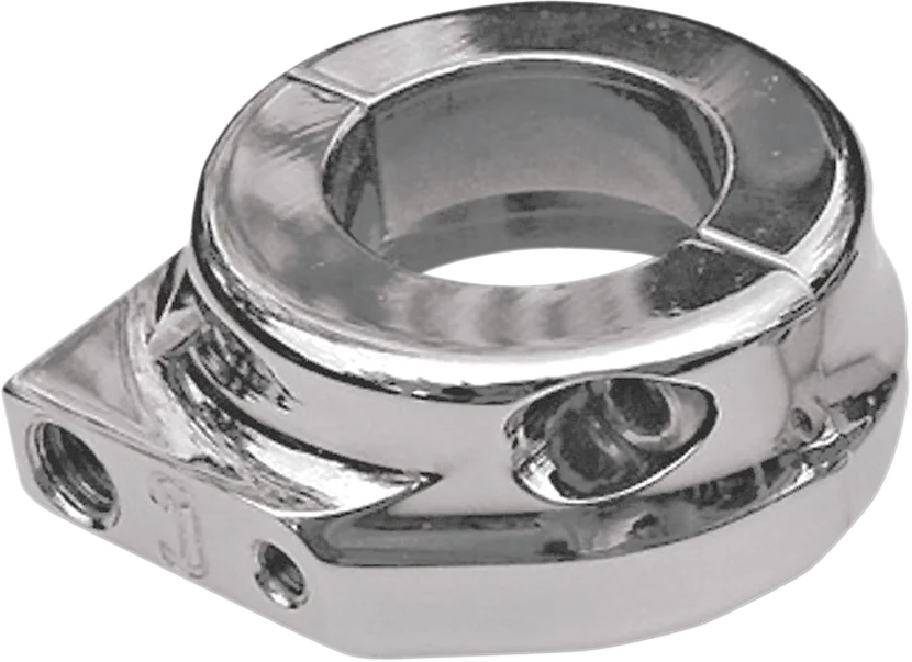 Joker Machine Throttle Housing - Single Cable - Chrome 03-147 - Main Product View