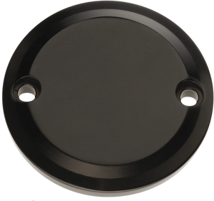 Joker Machine Timing Cover - Smooth - Black Anodized - M8 02-971-1 - Main Product View