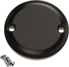 Load image into Gallery viewer, Joker Machine Timing Cover - Smooth - Black Anodized - M8 02-971-1 - Side View