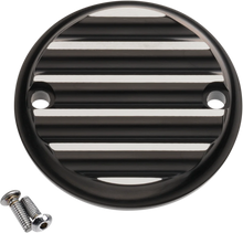 Load image into Gallery viewer, Joker Machine Timing Cover - Smooth - Black Anodized - M8 02-971-1 - Detail View