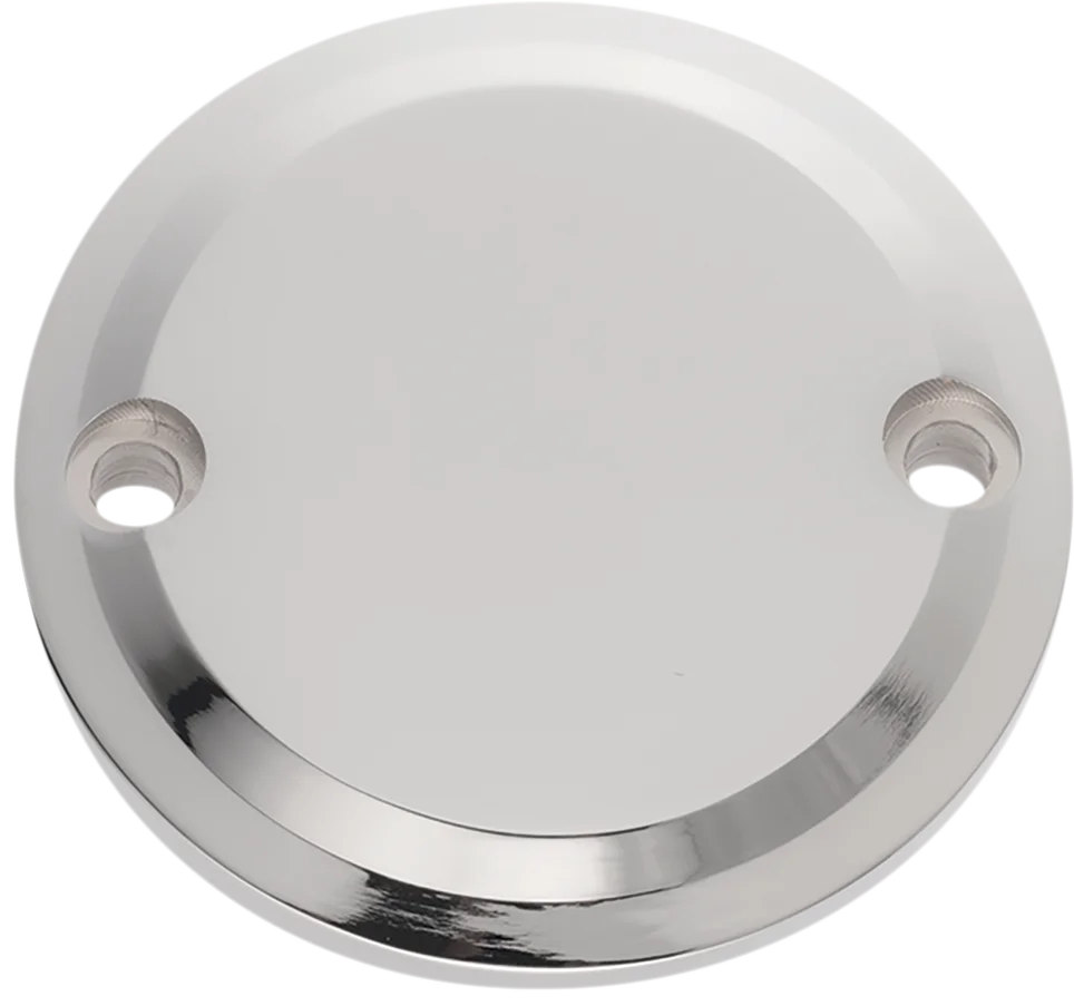 Joker Machine Timing Cover - Smooth - Chrome - M8 02-971-3 - Main Product View