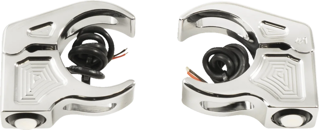 Joker Machine Turn Signal - 39 mm - Amber - Chrome 05-220-3 - Additional View 5