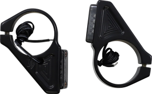 Joker Machine Turn Signal - 41 mm - Amber - Black 05-304-1 - Main Product View