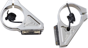 Joker Machine Turn Signal - 41 mm - Amber - Chrome 05-304-3 - Main Product View