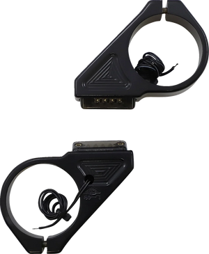 Joker Machine Turn Signal - 49 mm - Amber - Black 05-305-1 - Main Product View