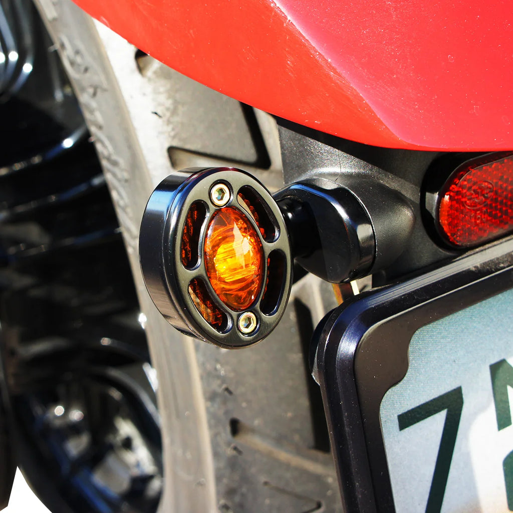 Joker Machine Turn Signal - Adapter Plate 05-55-4B - Side View