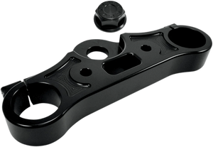 Joker Machine Upper Triple Tree - Black Anodized - '08-'16 FXD 10-330B - Main Product View
