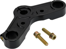 Load image into Gallery viewer, Joker Machine Upper Triple Tree - Black Anodized - &#39;10-&#39;15 XL 1200X 10-333B - Side View
