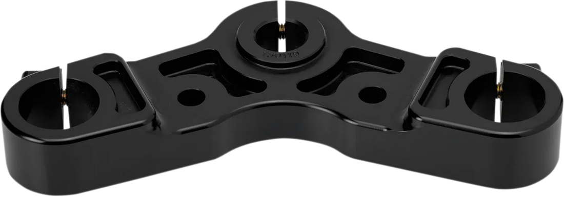 Joker Machine Upper Triple Tree - Black Anodized - '10-'15 XL 1200X 10-333B - Back View