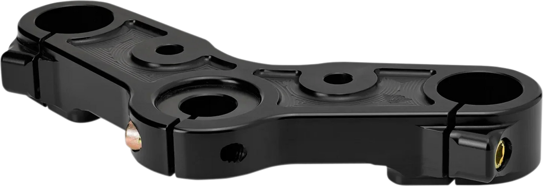Joker Machine Upper Triple Tree - Black Anodized - '10-'15 XL 1200X 10-333B - Installation View