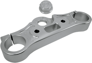 Joker Machine Upper Triple Tree - Clear Anodized - '08-'16 FXD 10-330S - Main Product View