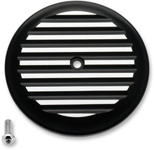 Load image into Gallery viewer, Joker Machine VT Air Cleaner Cover - Finned - Black/Silver 02-220-2 - Main Product View