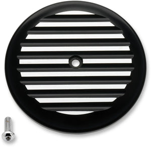 Joker Machine VT Air Cleaner Cover - Finned - Black/Silver 02-220-2 - Main Product View