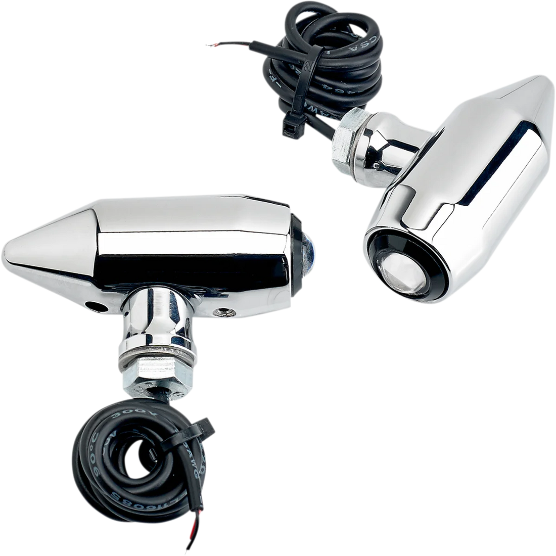 Joker Machine Vega Center Mount LED Lights - Black/Red 05-56-RB - Side View