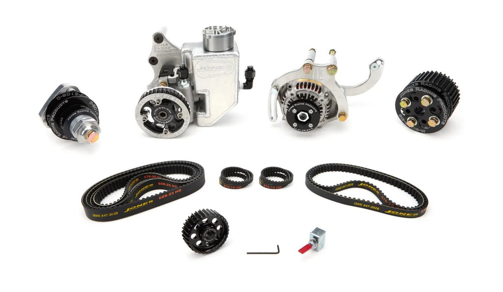 Jones Racing Products Belt Drive SBC Complete HTD WP / PS / ALT / OP 4-4698-R