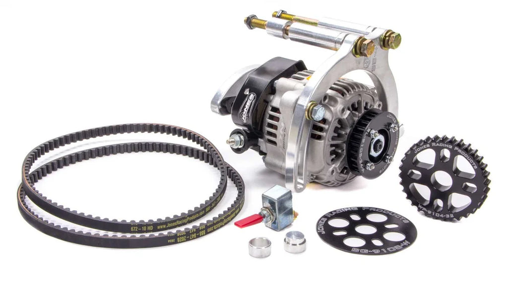 Jones Racing Products HTD Alternator Drive Kit SBC w/SWP 2041-RA