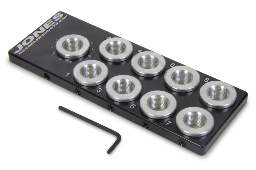 Jones Racing Products Spark Plug Indexer 9 Hole w/ Rotatable Insert SP-8101-V8-A